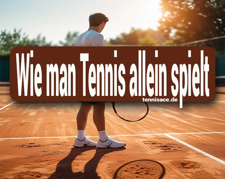 Wie man Tennis allein spielt