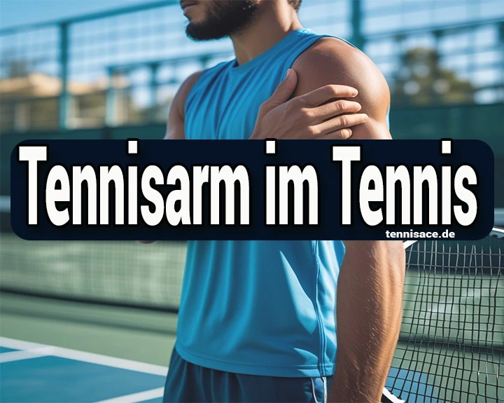 Tennisarm im tennis
